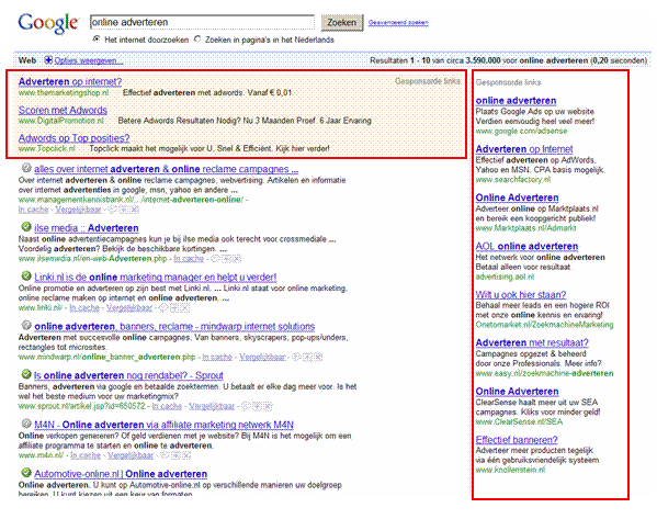 adverteren met adwords